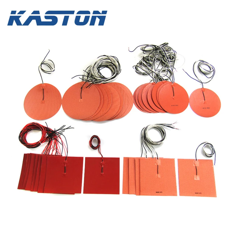 wholesale price 220v industrial heating element electric flexible silicone rubber heated pad