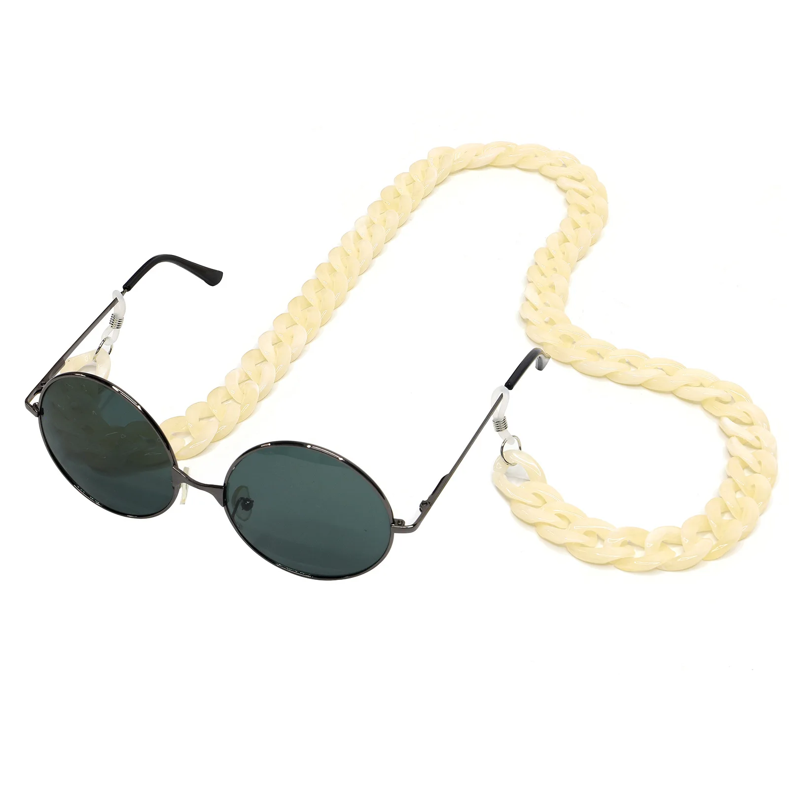 Tortoiseshell Amber Plastic Polyester Acetic Acid Acrylic Sun Reading Glasses Sunglasses Eye Glass Spectacle Holders Chain