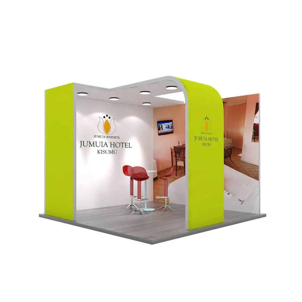 New Design Portable Booth Display Exhibition Booth Stand Aluminum Exhibit Display Trade Show Backdrop Wall