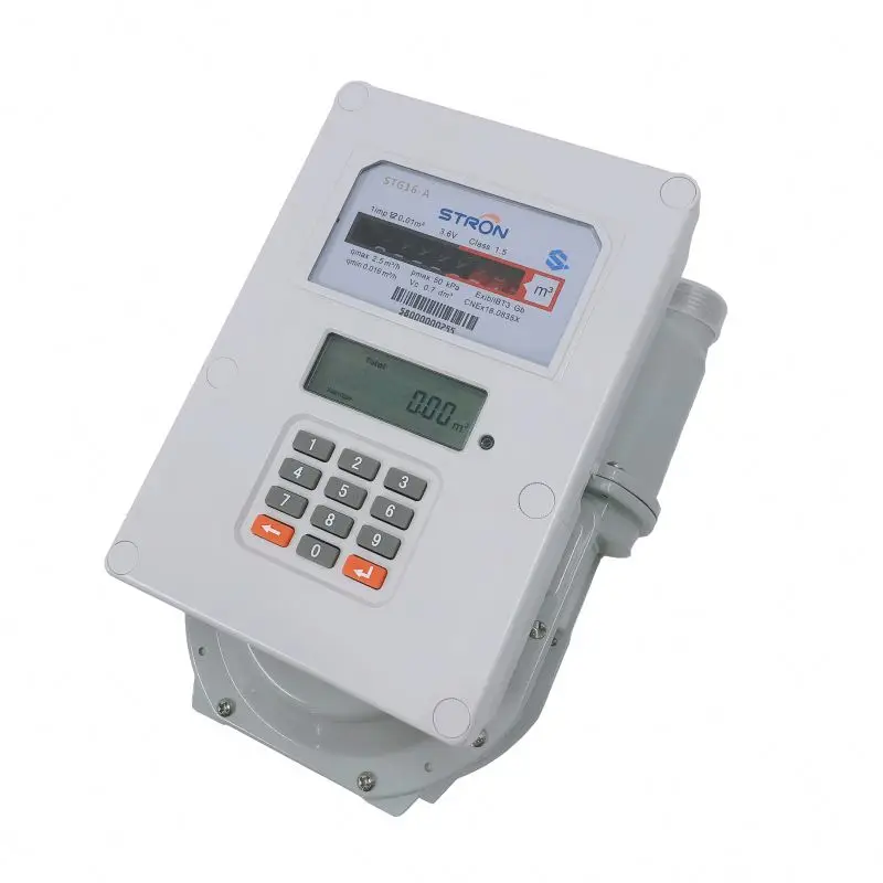 STG16-A STS LORA-RF Remote Reading Auto Valve Control Smart Gas Meter