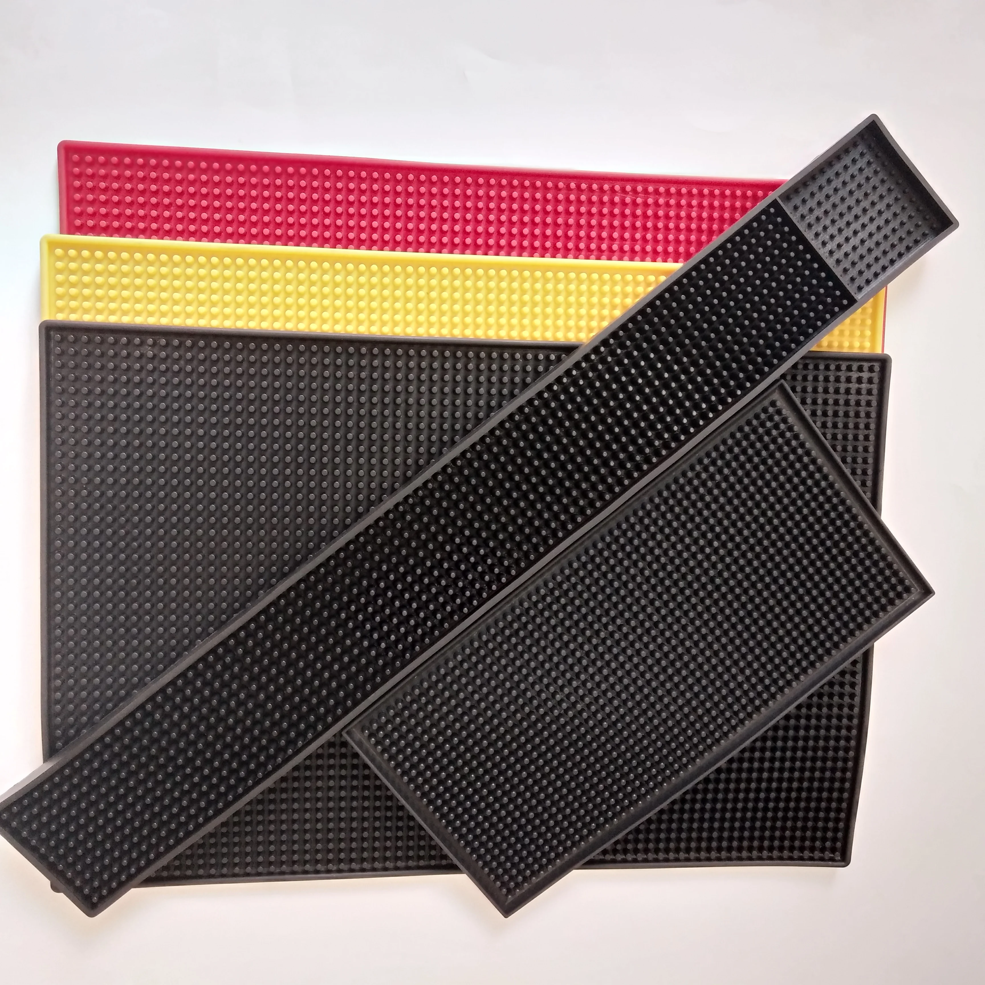 60*8*1 см аксессуары для кофе и бара ПВХ Нескользящий Резиновый коврик стеклянный поднос капельного пива