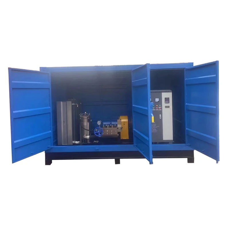 70L/min 700bar/10000psi hydro jet machine industrial heat exchanger pipe cleaning machine water jet cleaner