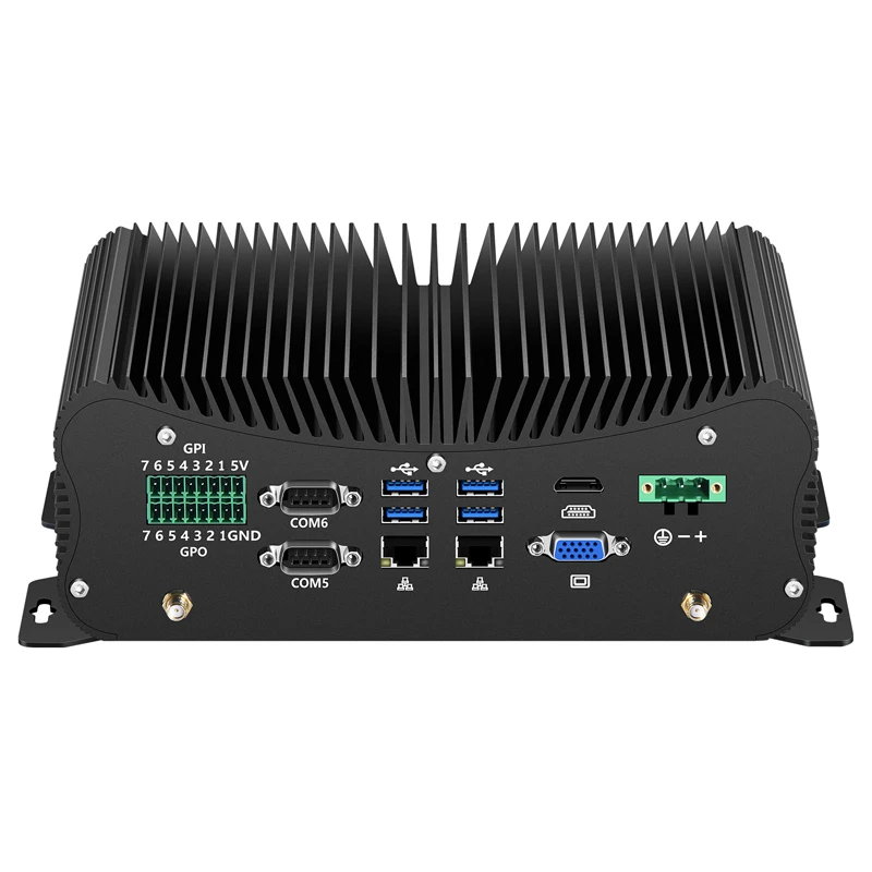 Industrial Mini Pc I5 7267U 8250U GPIO Rs232 SIM Eglobal Server Support Win10 Linux  Small Computer