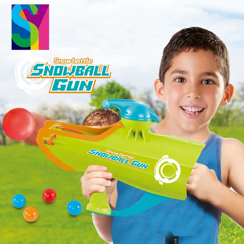 SY New Products 2 In 1 Children Outdoor Toy Paintball Shooting Game Snowball Gun