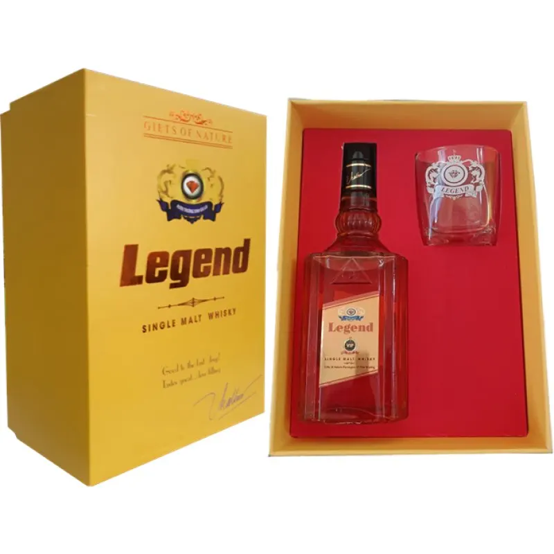 Legend Vip Whisky Bottle With Alcoholic Beverage Grains And Herbs Compound Distilled