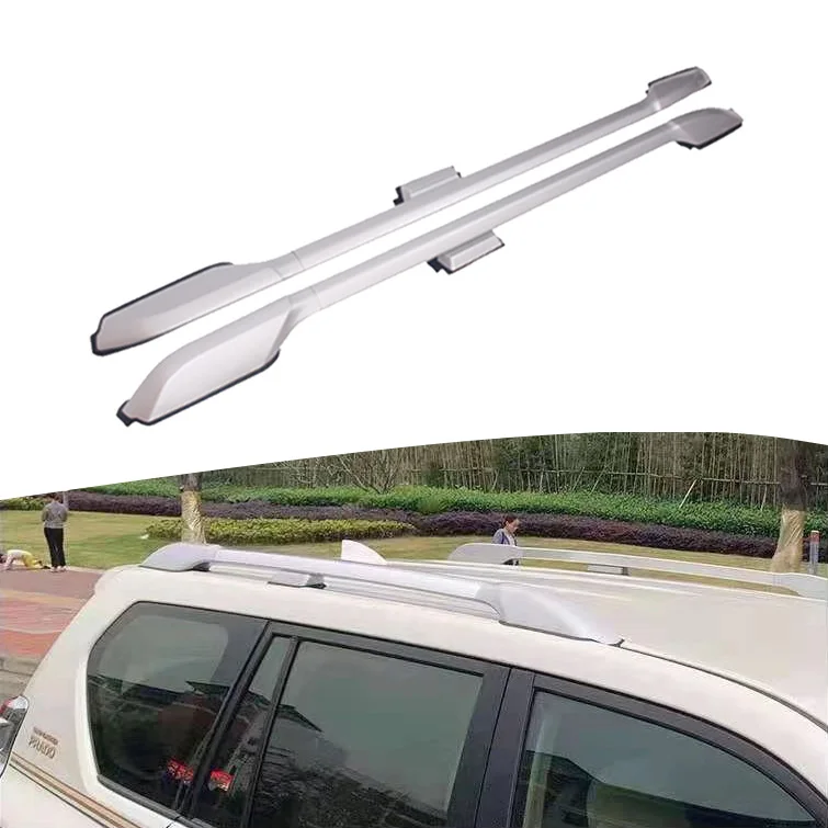 Off Road Car 4x4 Accessories rover Cross Bar Rail Aluminum Roof Rack For Land Cruiser Prado 2018