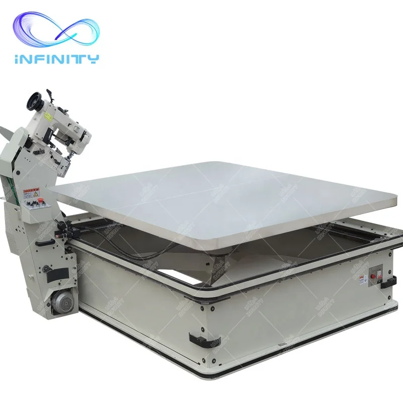  High Speed Mattress Semi-Automatic Tape Edge Machine With Famous Brand Chain