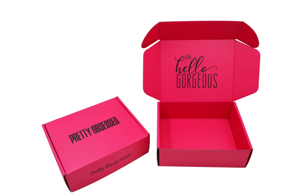 FORTE custom new arrival for simple elegant folding Corrugated Board CMYK Printed packaging paper mail boxes