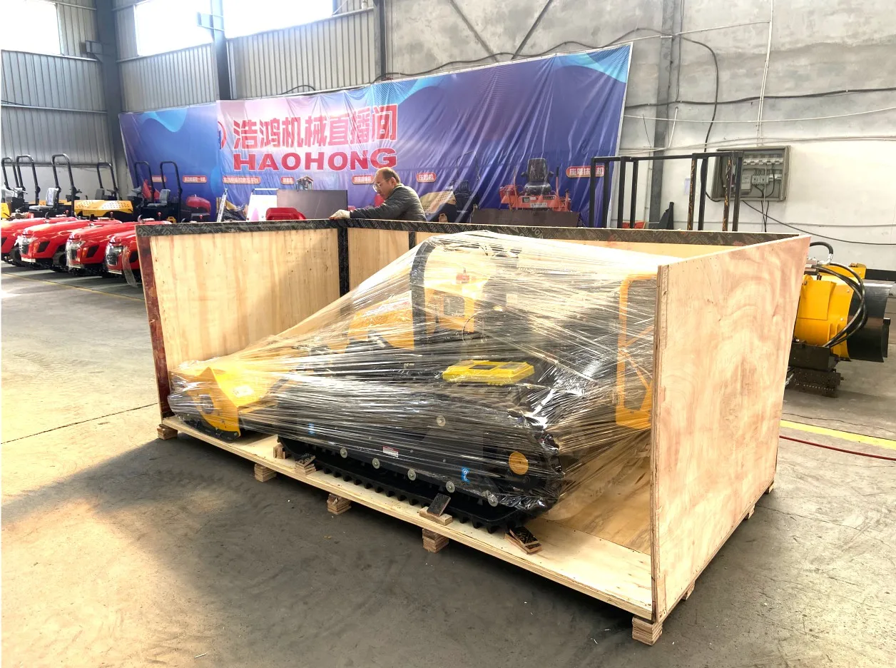 Professional 40HP Remote Control Lawn mower Intelligent Wasteland Grass Shrubs Tree Cutting Machine 55 degree Slope Cutter Mower