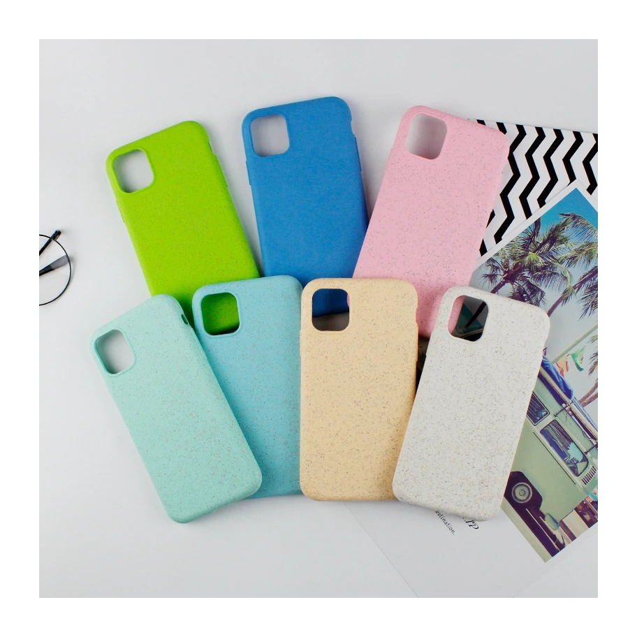 2023 Новый разноцветный биоразлагаемый чехол для телефона с пользовательским логотипом Apple iPhone 14