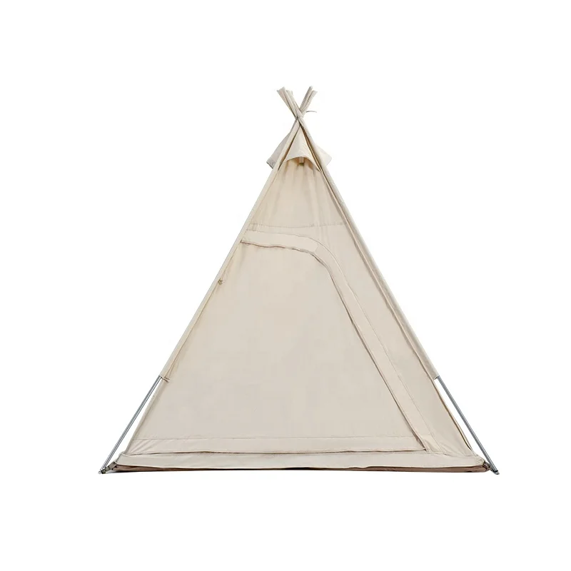 HISPEED Indian Style Teepee Tent Beach Sunproof 2*2m Thicken Cotton Tipi Tent For 2 People
