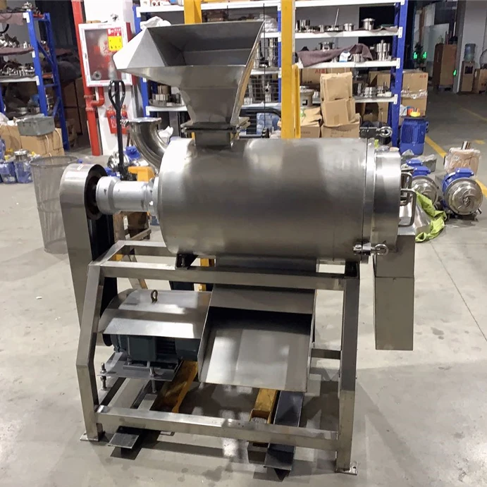 Automatic juice making extractor machine single stage mango pulper machine