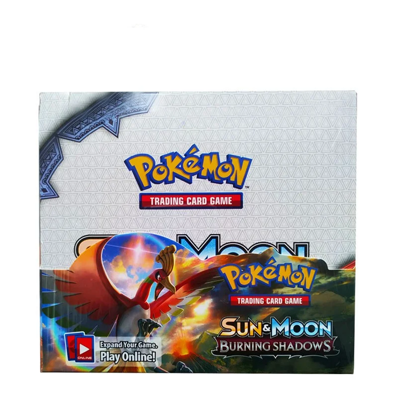 Poke mon Card 360pcs 324pcs (English Ver) Burning Shadow Lost Thunder Dragon Majesty Trading Adult / Children Card Collection