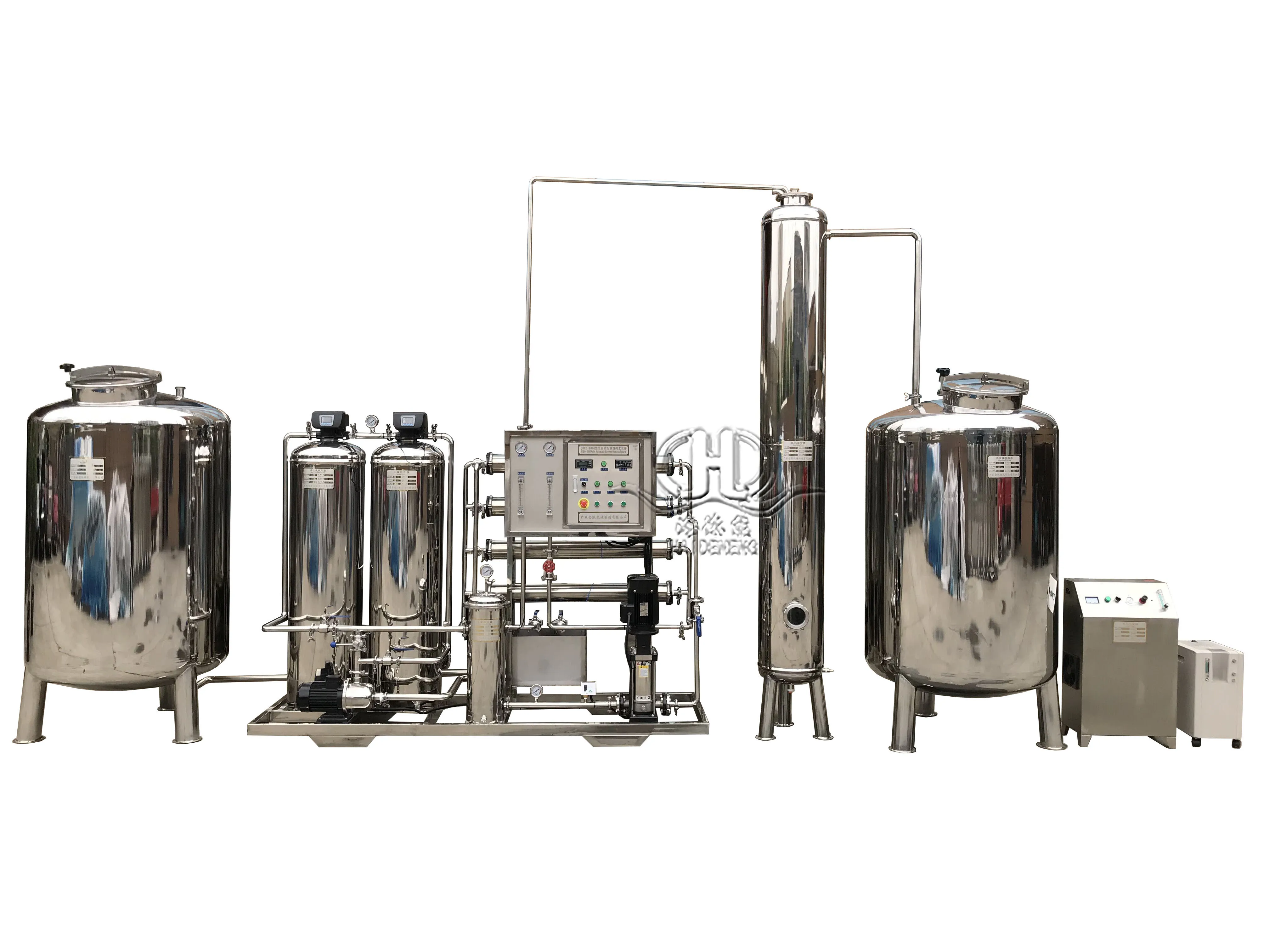 1000L stainless steel RO System with water tank, storage tank water well drilling machine