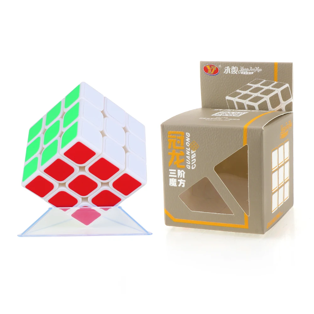 Yongjun высокое качество заводские цены Guanlong 3x3 кубик головоломка детская игрушка Развивающий волшебный куб