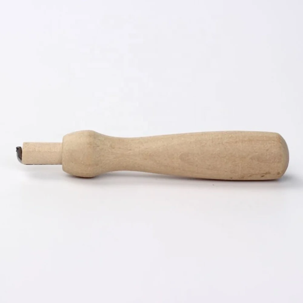 Felting Needle Wool Felt Handmade Tools Poke Punch with Wood Holder Needles Handle for Knitting Sewing Kit
