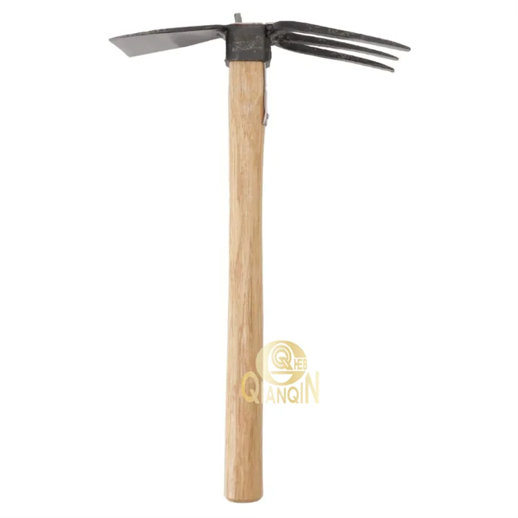 Customized Handle Length Garden Hoe Farming Weeding Tool With Wood Handle