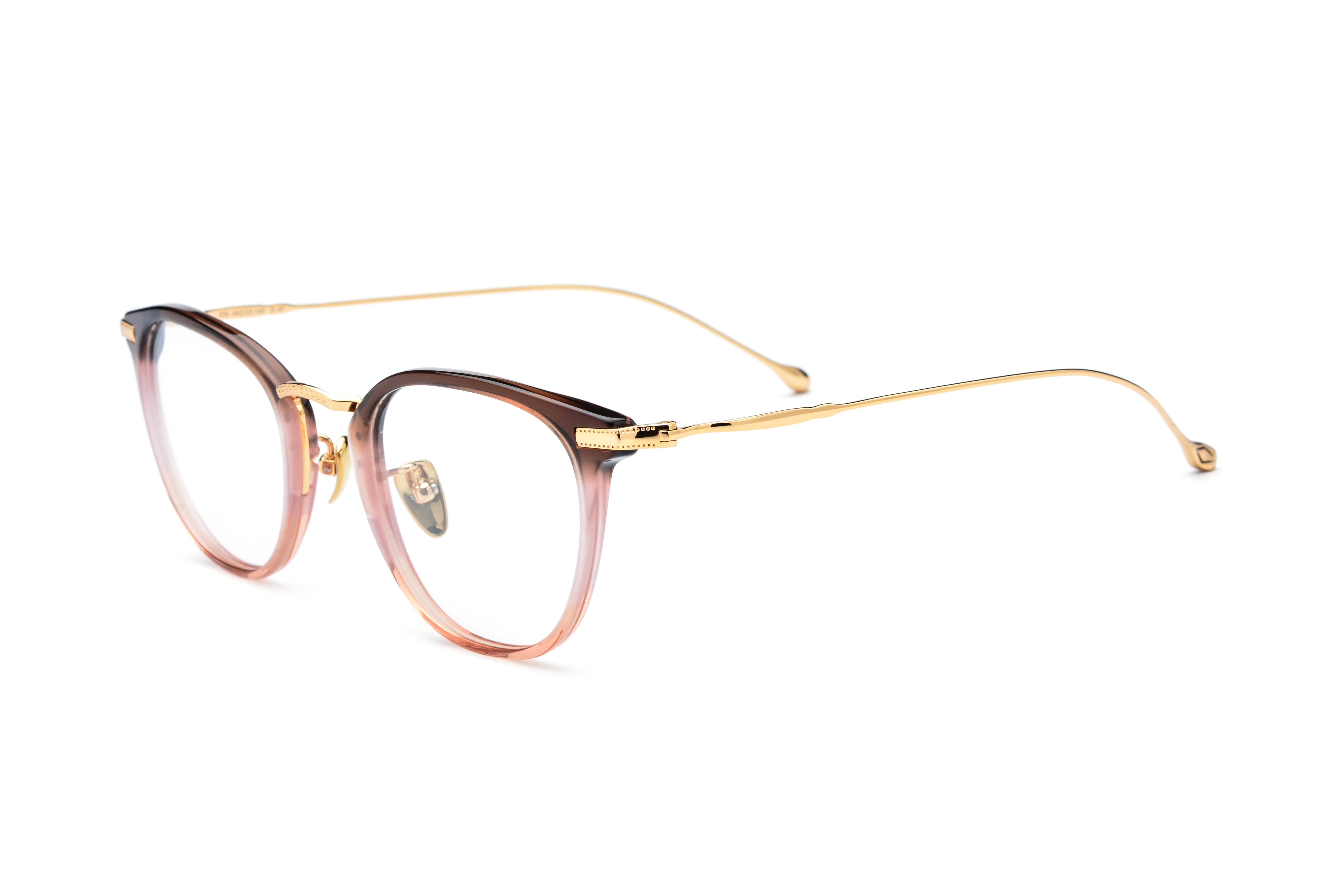 Jheyewear beta titanium temples acetate frame tortoise colorful round classic high end glasses frames