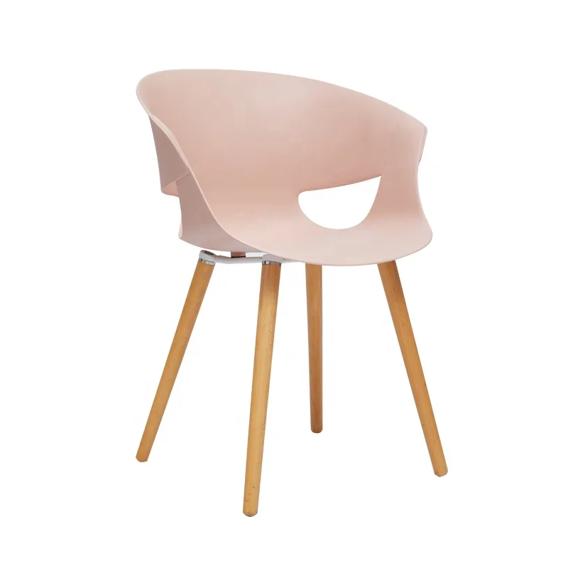High Quality Home Furniture Mode Chair Seat Plastic Dining Chairs Factory Plastic Dining Room PP Modern Design China