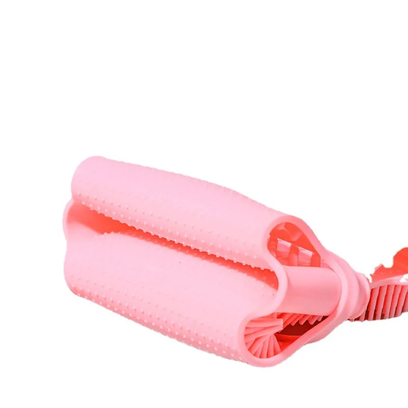 Silicone Rubber bath back body gloves scrubber