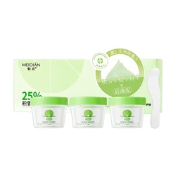 Centella asiatica whitening soft shrinks pores cleans blackheads replenishes moisture brightens skin jelly facial mask powder