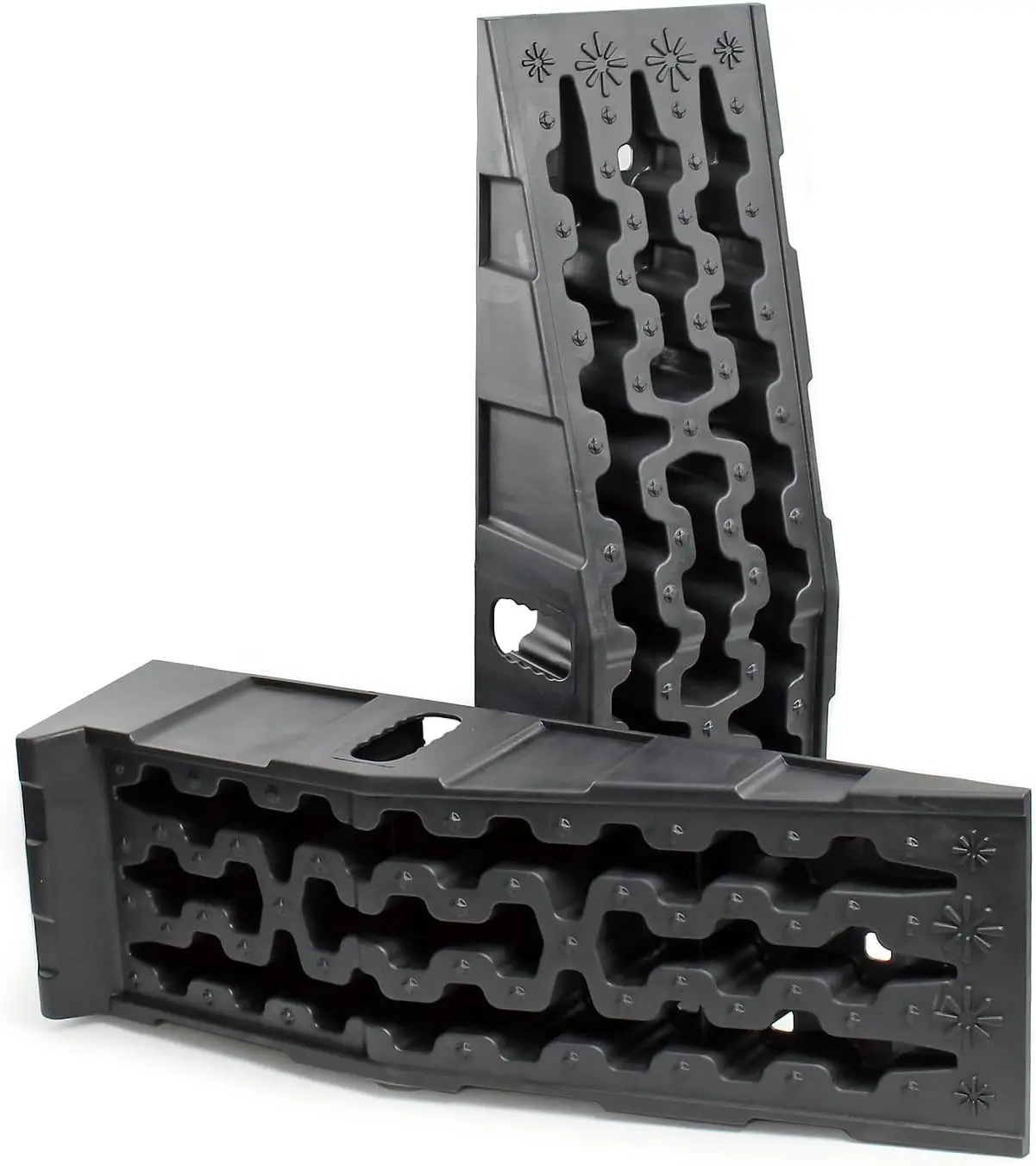 5 Tonnes Heavy Duty Plastic Car Ramps Loading Ramp Set for Cars and Vehicles