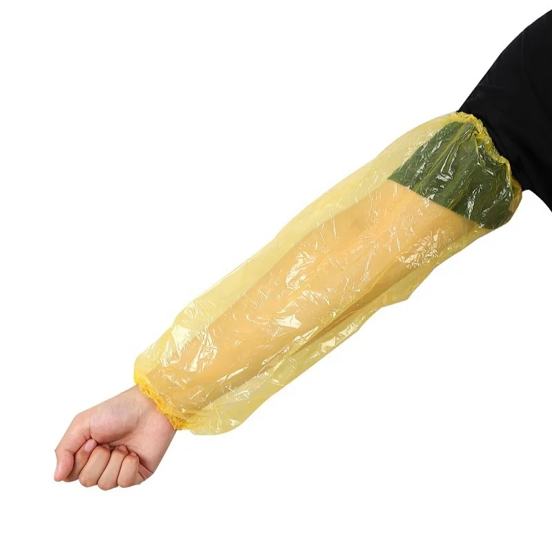 Disposable Transparent PE/CPE Plastic Oversleeve Cover Disposable Arm Sleeve Cover