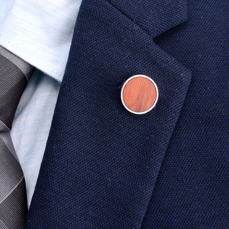 
shengzhou factory wholesale square merbau wood cufflinks for men 