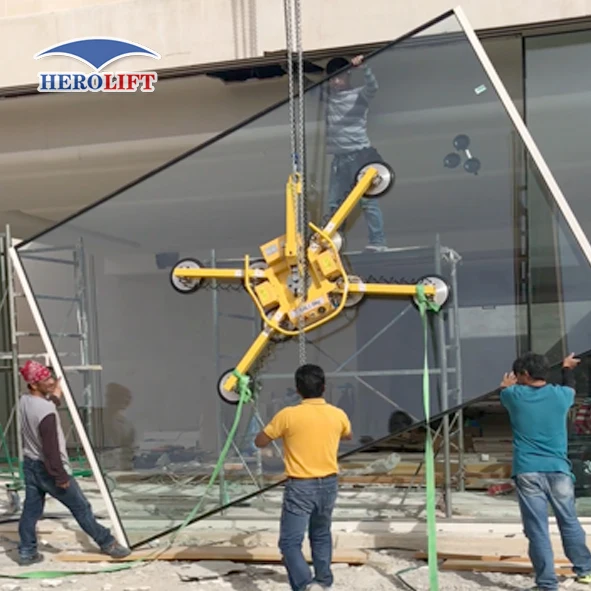 600kg electric glass vacuum lifter glass lifting equipment