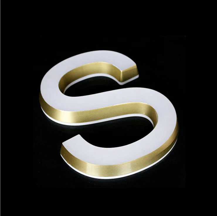 New Style 12V LED 3D Channel Letter Sign RGB Color Illuminated Office & Direction Advertising Sign with 1-Year Warranty
