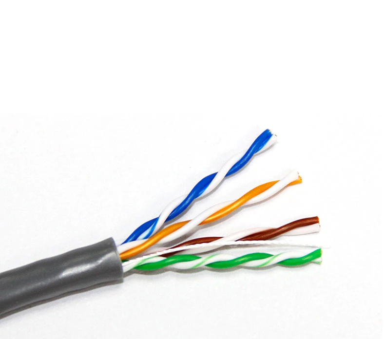 Патч-корд 24AWG 4 пары CU/CCS/CCA PE/PVC сетевой кабель cat5e UTP