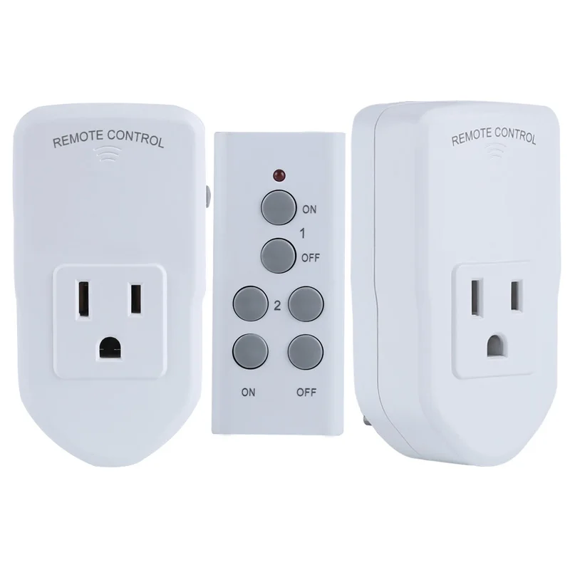Remote Control US Standard 2pack  Plug Smart Socket