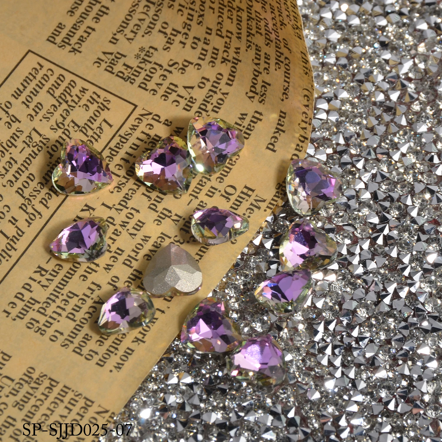 12pcs Purple AB color K9 Rhinestones  Nail Rhinestone Art Decoration Rhinestones Kit Pink Crystal SwarovsKI Diamond