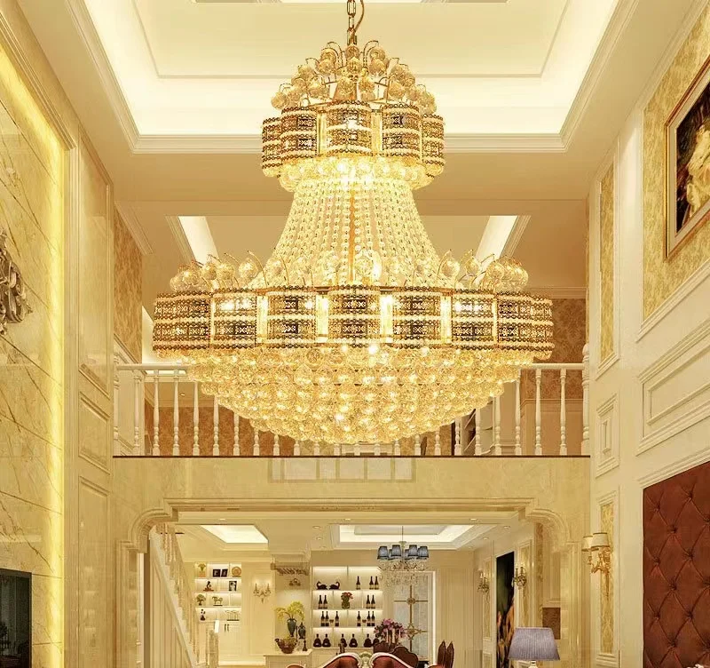 Modern Crystal Ceiling Light Hanging Lamps Fixtures Led Living Room Dinning Room Crystal Ball Lighting