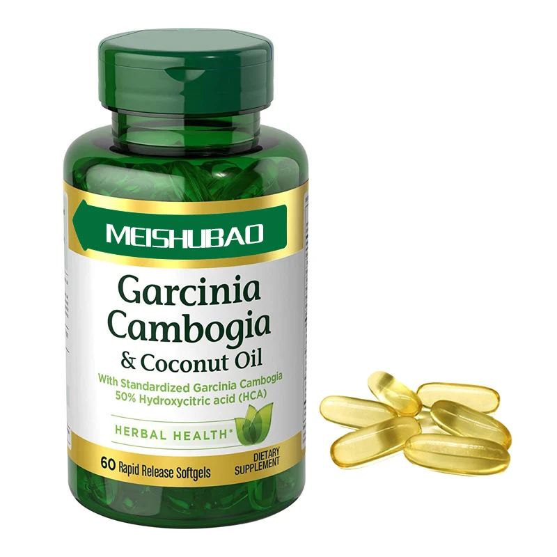 100% Natural Garcinia Cambogia Extract Softgel Capsules HCA Diet Pills Weight Loss Fat Burn Slim Detox