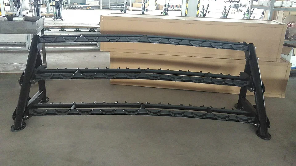 Hot sales commercial Sports Equipment 3-Tier dumbbell rack