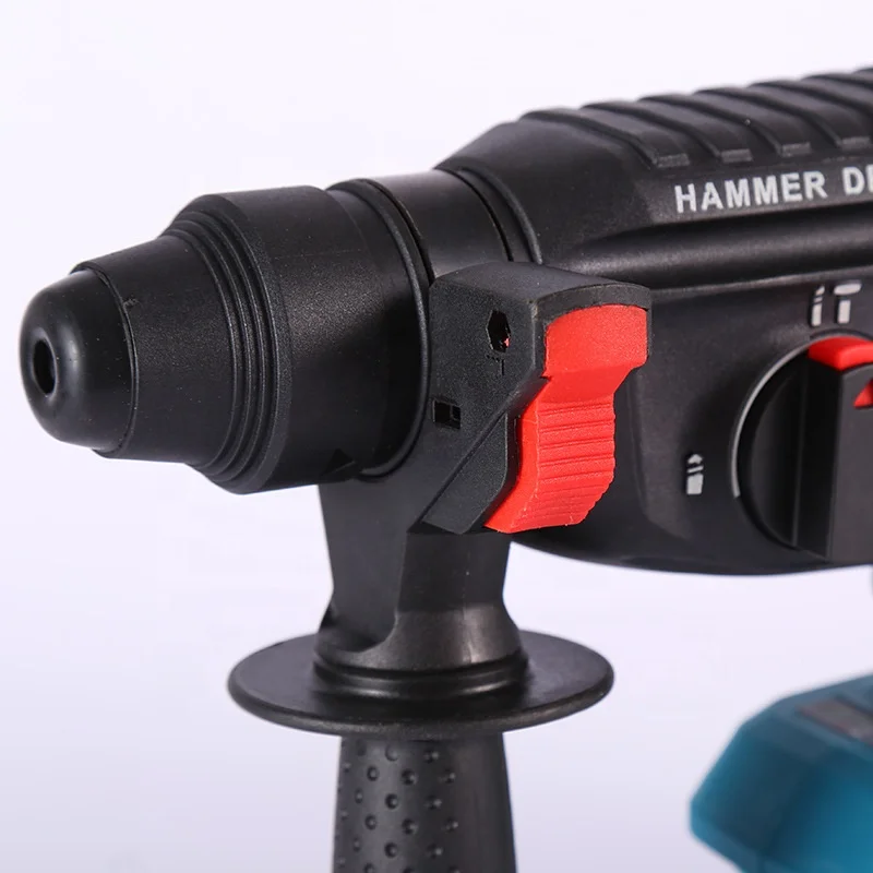 1200W Cordless Lithium Power Impact Driver 26mm Electric Rotary Hammer Impact Drill