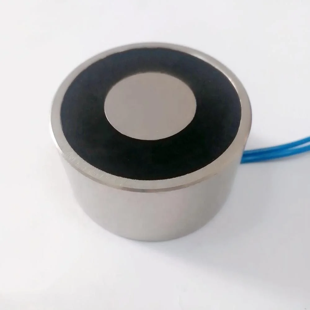 
76kgs force 760N holding force Normal electromagnet JSP-5027 for lifting magnetic holder 24VDC 