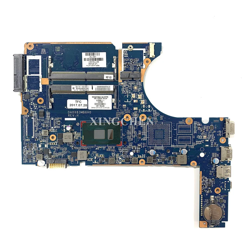 For HP ProBook 450 G4 Laptop Motherboard 4415U CPU DDR3L 907700-001 907700-601 DA0X83MB6H0 MAIN BOARD