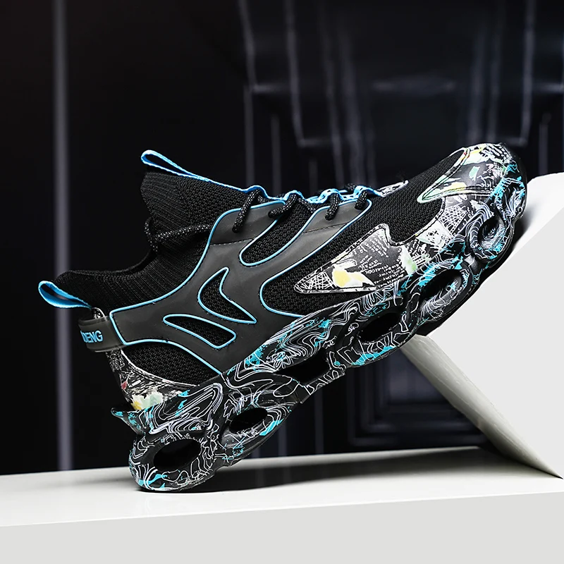 2023 New Fashion Men Sport Tennis Shoes Breathable Running Sneakers Men Casual Walking Shoes Platform Athletic Sneakers Footwear