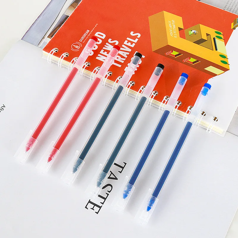 Large Capacity Gel Pen Needle Tube Carbon 0.5mm For Student Exam Office Signature Pen