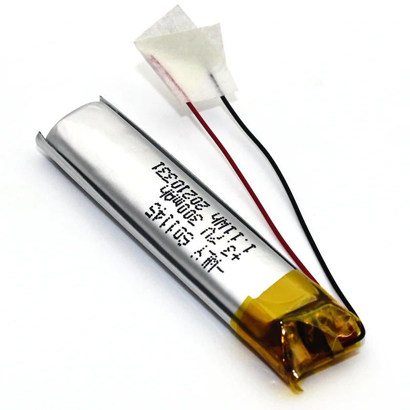 BIS, UN38.3, MSDS,KC,3.7V Polymer Lithium Battery 300mah 601145 Battery