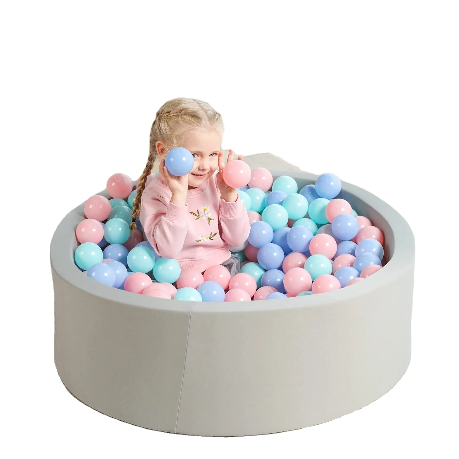 Kids Glass Playground Ball Pit Ball Pool Indoor Play Kids Ocean Ball Pit for baby Colorful Soft Play Boll Pit