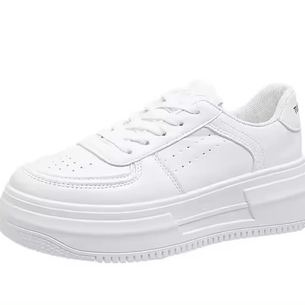 Thick sole heightening white shoes for women 2024 new summer versatile mesh sports shoes casual sneakers