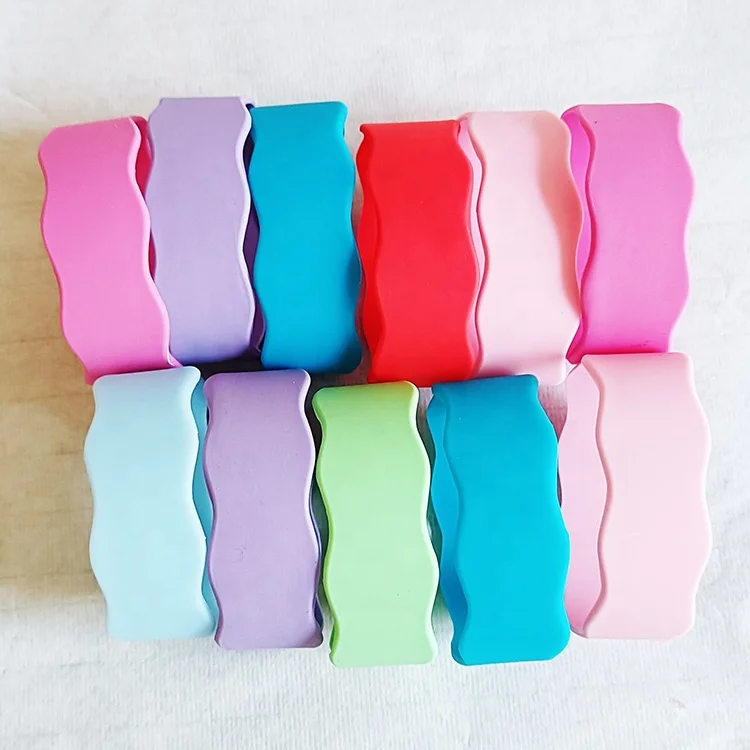 Reusable Silicone Daycare Labels Waterproof Water Bottle Name Bands Writable Baby Bottle Name Labels Tags Day Care