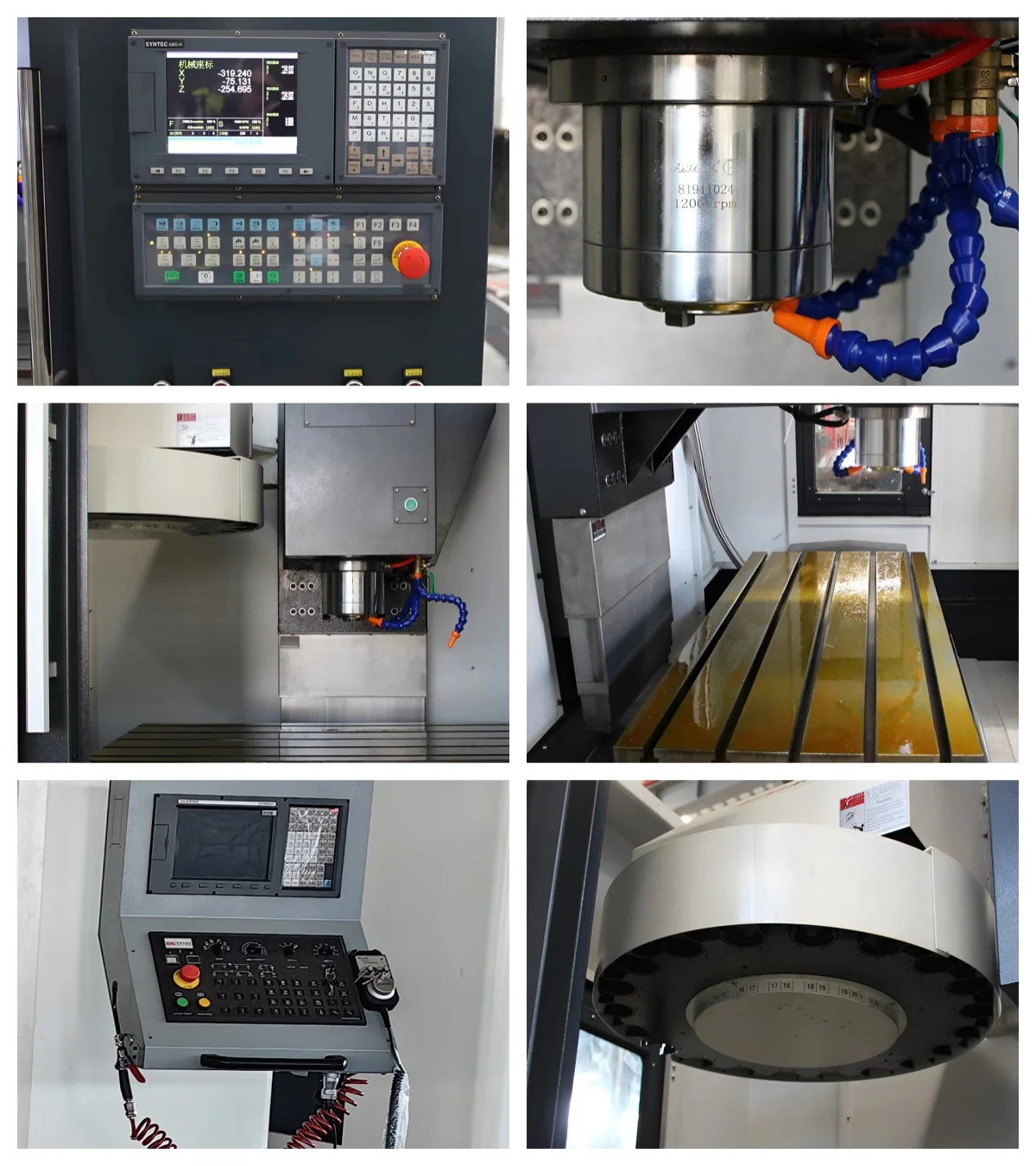 Good price VMC850 china high precision 4-axis 5-axis siemens 808d cnc control vertical cnc milling machine center VMC machines