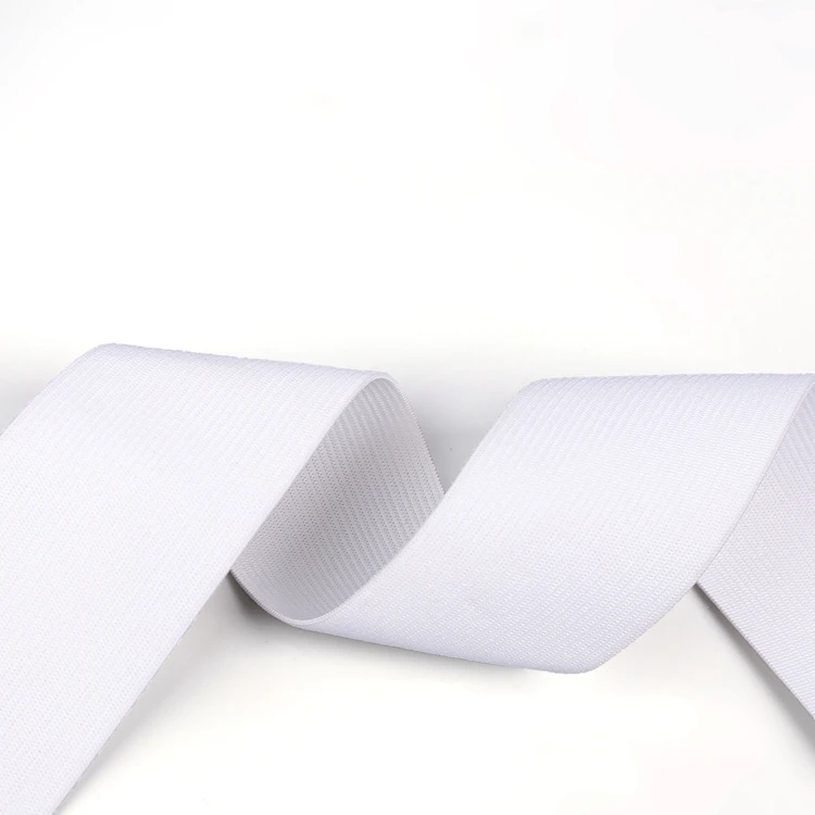 Factory sale crochet polyester elastic band binding tape knitting crochet elastic webbing