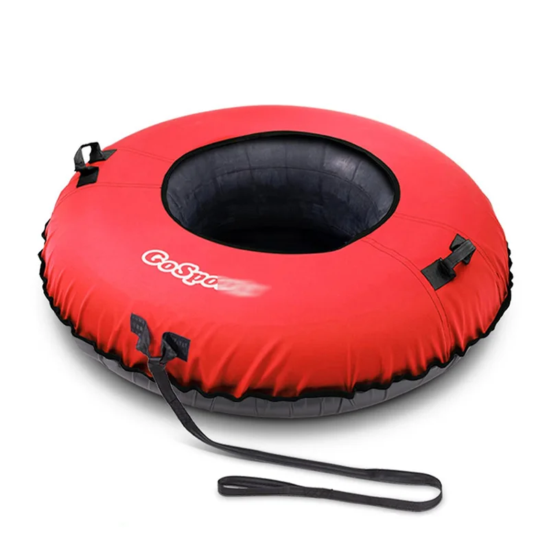 Customized Brand Logo Commercial Grade Sled Heavy Duty Winter Snow Tube with Premium Canvas Cover