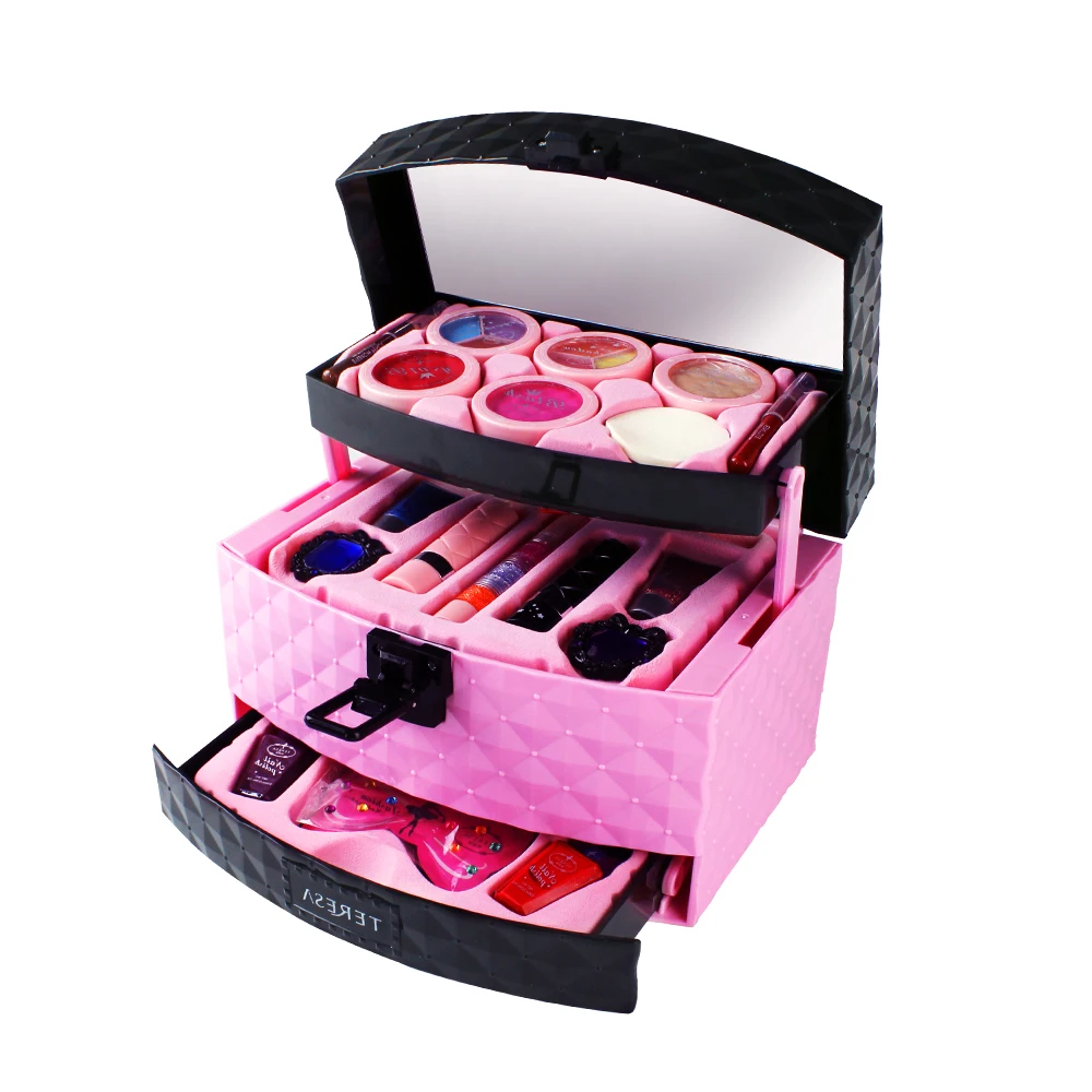 Maquillaje Para Ninas Девушки Макияж Ящик для игрушек ролевые игры Набор