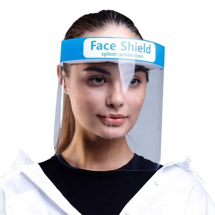 China manufacturer personal protective equipment face visor clear protector facial anti-fog face visor